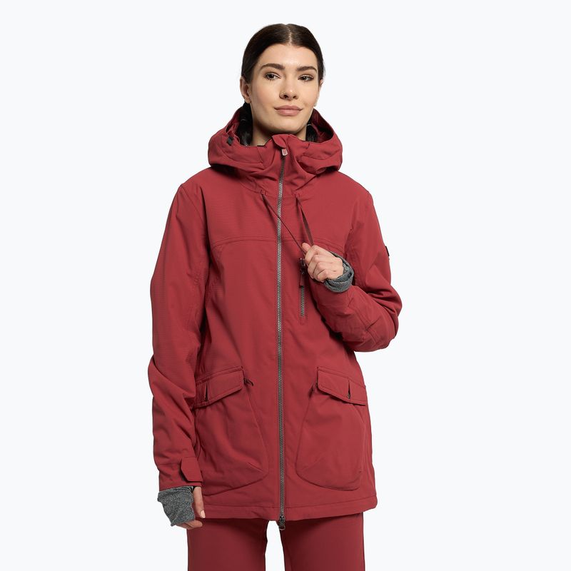 Moteriška snieglenčių striukė ROXY Stated Warmlink brick red