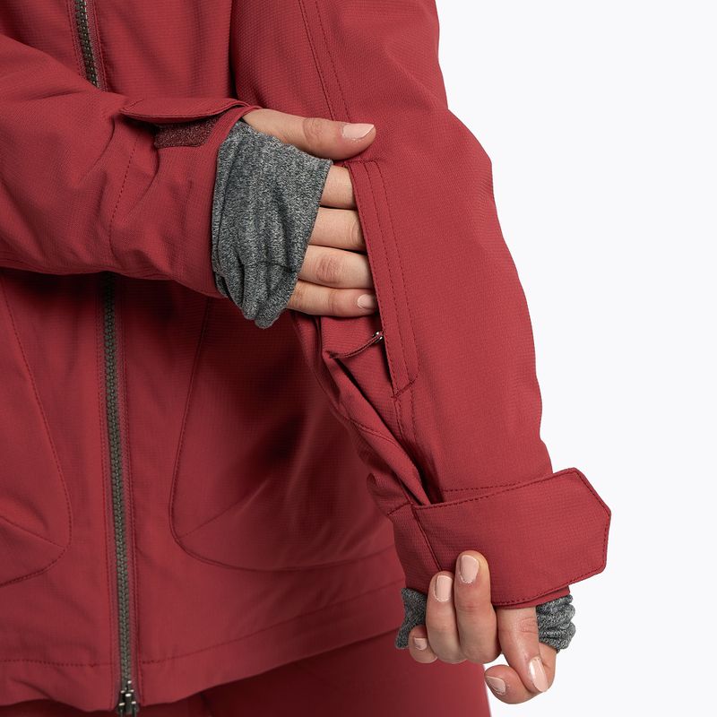 Moteriška snieglenčių striukė ROXY Stated Warmlink brick red 8