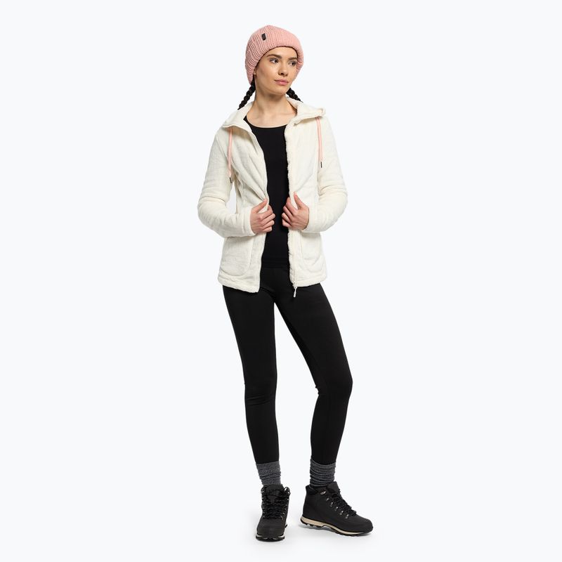 Moteriški snieglenčių marškinėliai ROXY Tundra Fleece Egret 2