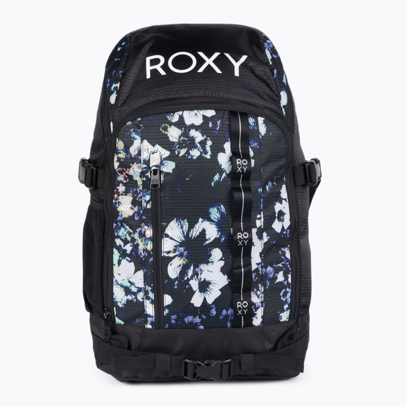 Moteriška snieglenčių kuprinė ROXY Tribute 23 l true black flowers
