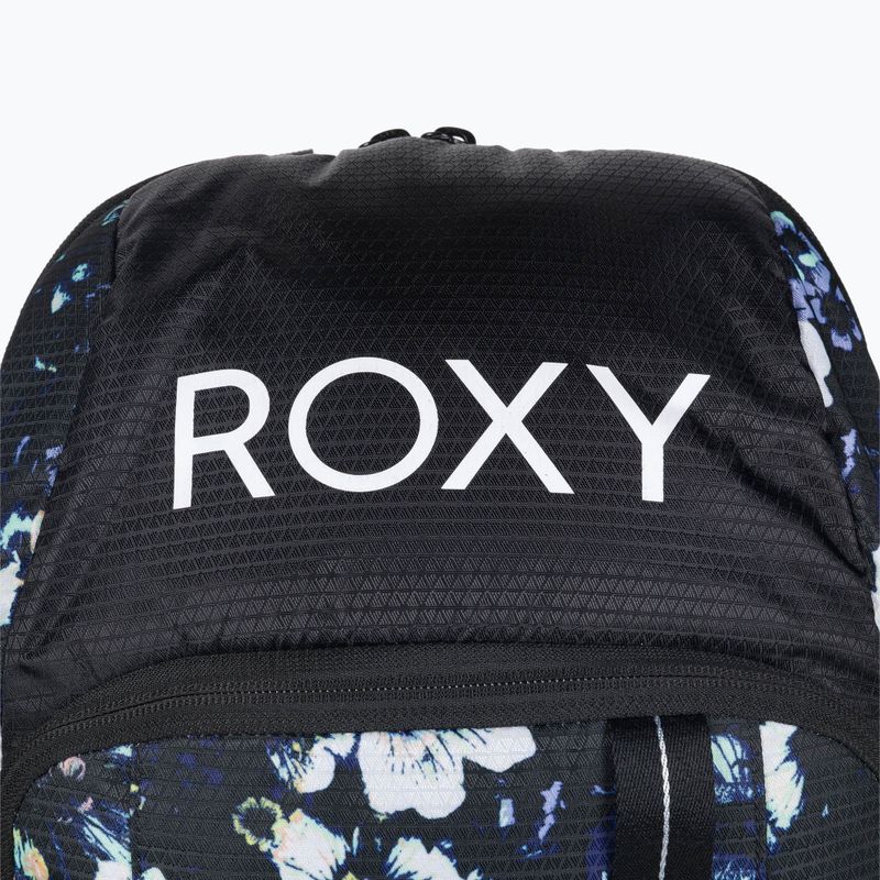 Moteriška snieglenčių kuprinė ROXY Tribute 23 l true black flowers 4