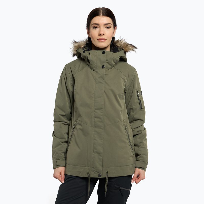 Moteriška snieglenčių striukė ROXY Meade deep lichen green