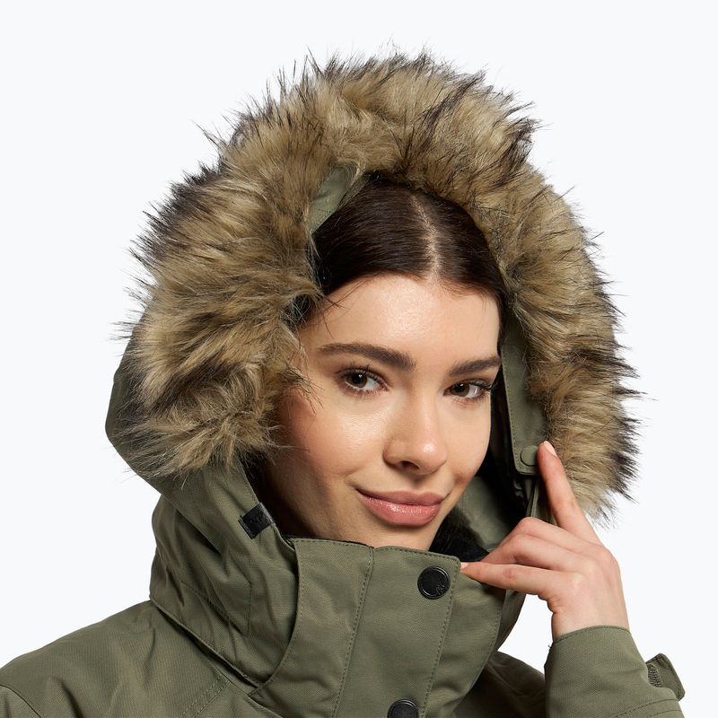 Moteriška snieglenčių striukė ROXY Meade deep lichen green 5