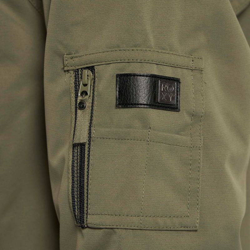 Moteriška snieglenčių striukė ROXY Meade deep lichen green 8