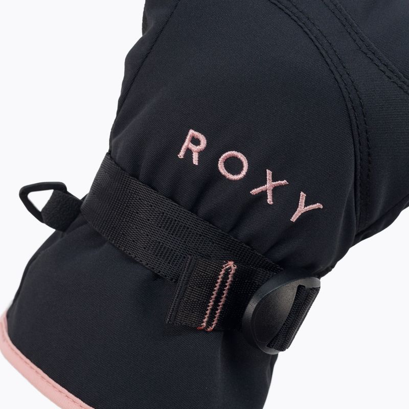 Vaikiškos snieglenčių pirštinės ROXY Jetty Solid true black 4