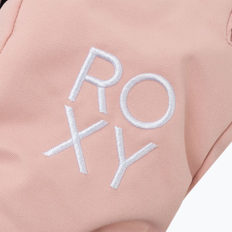Vaikiškos snieglenčių pirštinės ROXY Freshfields mellow rose 4