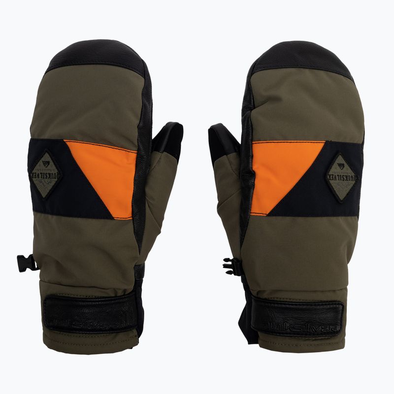 Quiksilver Squad Mitt Green EQYHN03161 Snieglenčių pirštinės 2