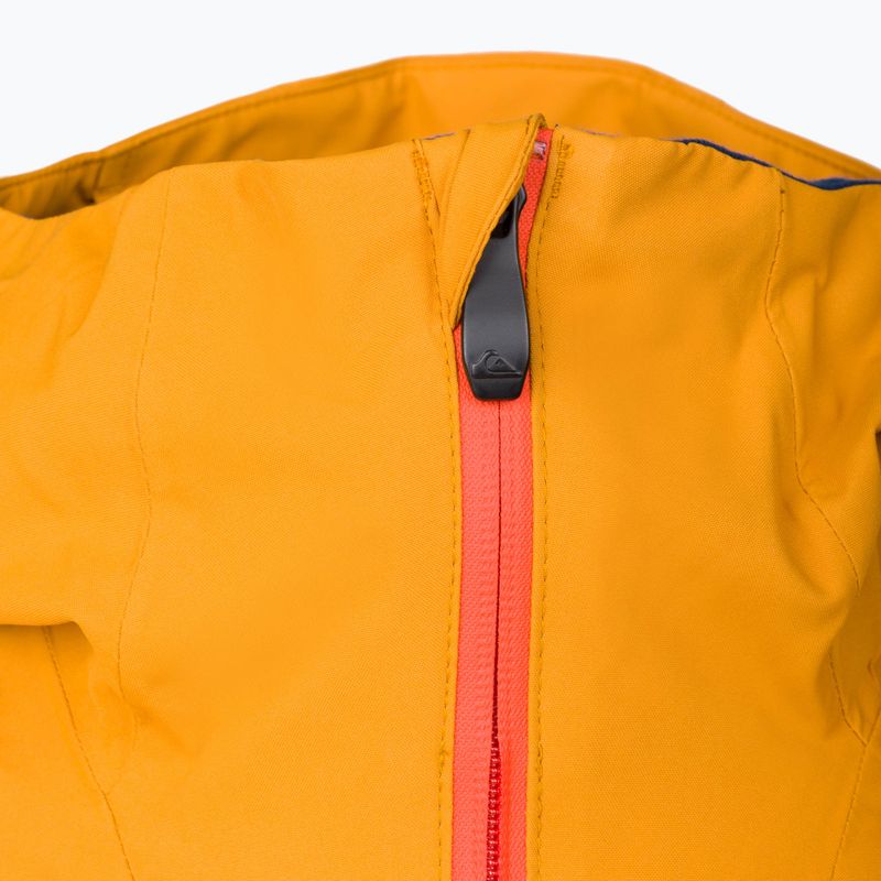 Quiksilver Kai Jones Ambition vaikiška snieglenčių striukė vaikams oranžinė ir tamsiai mėlyna EQBTJ03169 4