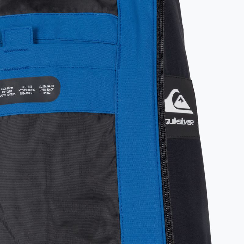 Quiksilver Mission Plus vyriška snieglenčių striukė juoda-mėlyna EQYTJ03371 5