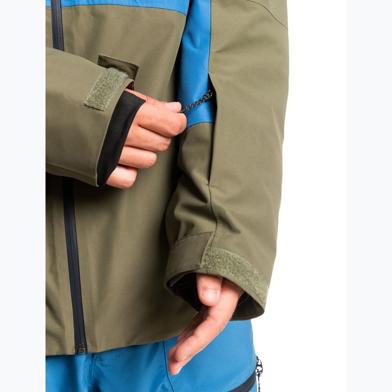 Quiksilver Muldrow vyriška snieglenčių striukė žalia EQYTJ03376 8