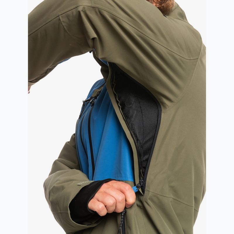 Quiksilver Muldrow vyriška snieglenčių striukė žalia EQYTJ03376 10