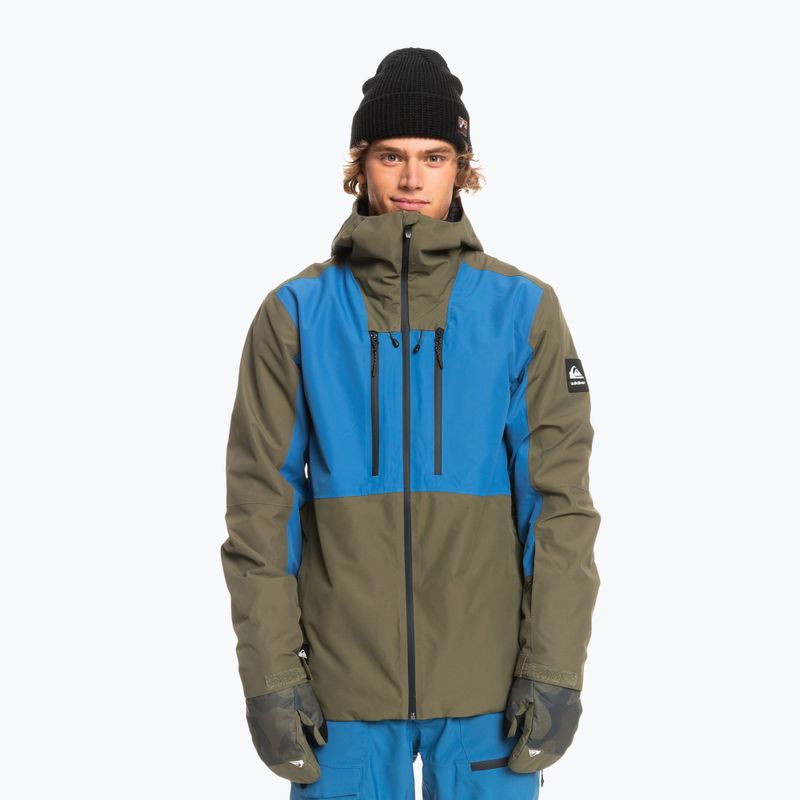 Quiksilver Muldrow vyriška snieglenčių striukė žalia EQYTJ03376 6