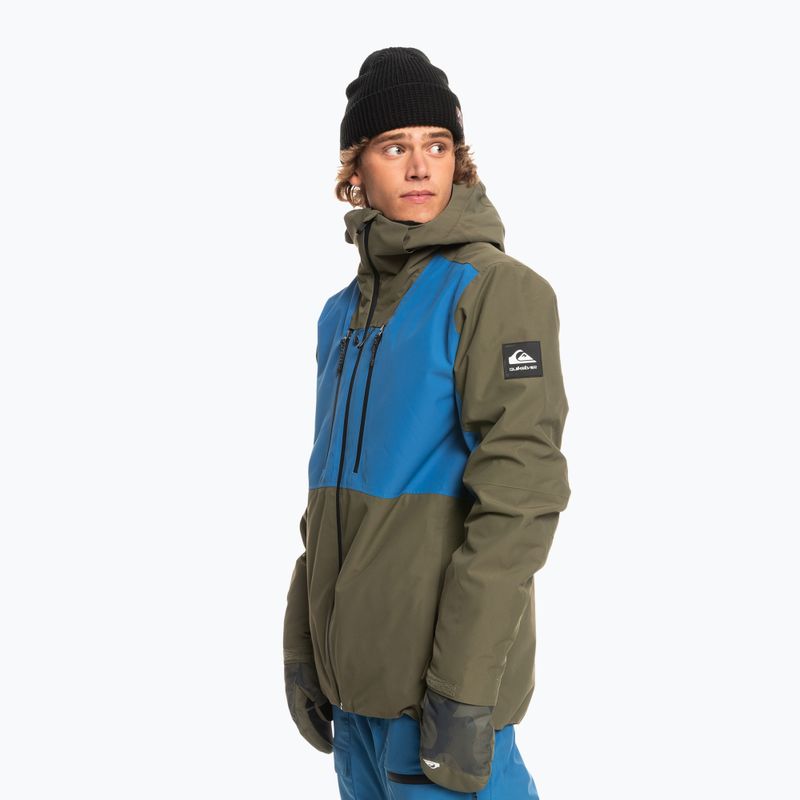 Quiksilver Muldrow vyriška snieglenčių striukė žalia EQYTJ03376 7