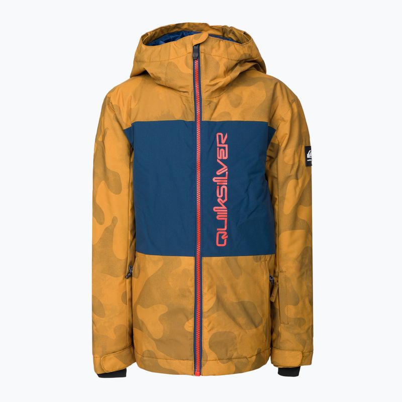 Quiksilver Side Hit vaikiška snieglenčių striukė Orange EQBTJ03158