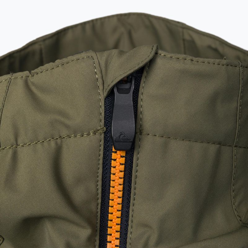 Quiksilver Side Hit vaikiška snieglenčių striukė žalia-mėlyna EQBTJ03158 4