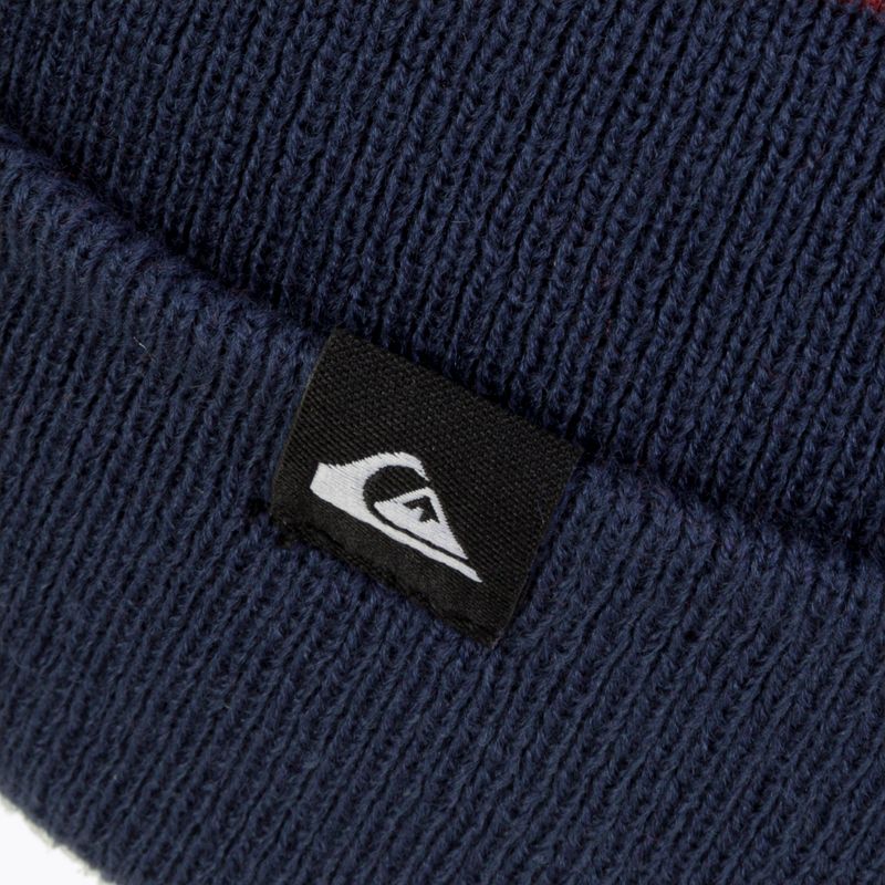 Quiksilver Summit tamsiai mėlyna ir kaštoninė snieglenčių kepurė EQYHA03306 3