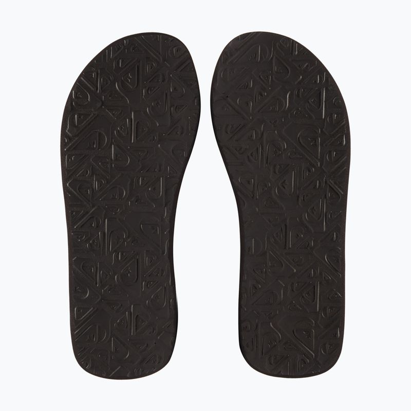 Quiksilver vyriškos Molokai Layback Textured šlepetės rudos spalvos AQYL101266 13