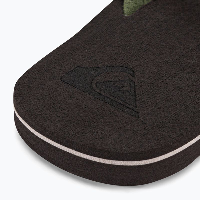 Quiksilver vyriškos Molokai Layback Textured šlepetės rudos spalvos AQYL101266 8