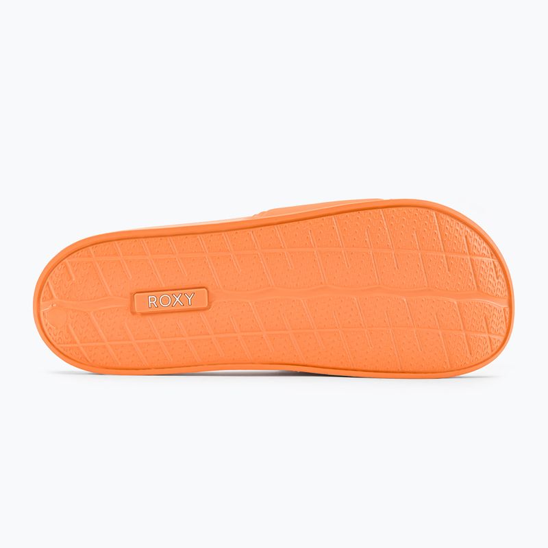 Moteriškos ROXY Slippy II classic orange šlepetės 5