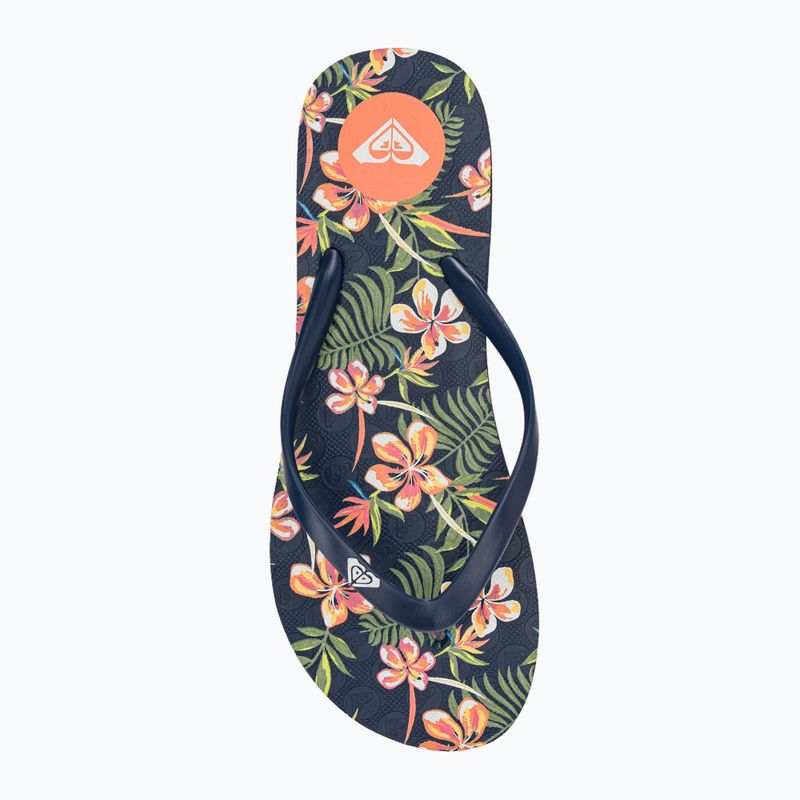 Moteriškos ROXY To The Sea X lt navy/pink šlepetės 6