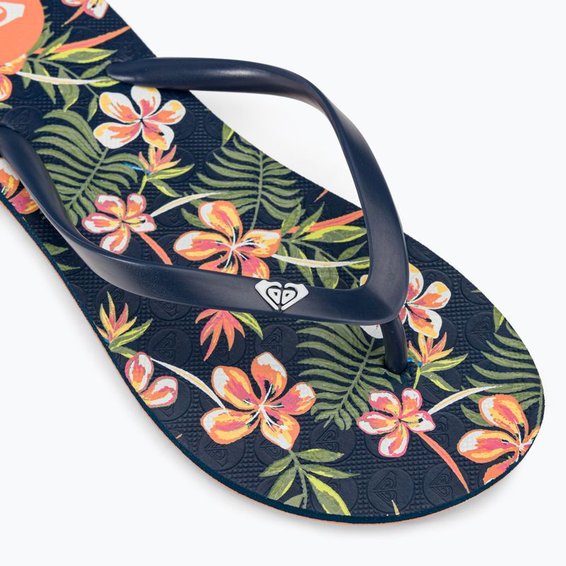 Moteriškos ROXY To The Sea X lt navy/pink šlepetės 7