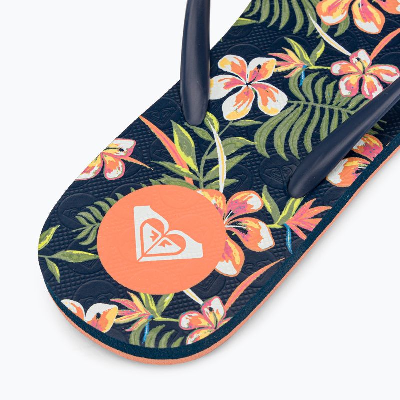 Moteriškos ROXY To The Sea X lt navy/pink šlepetės 8