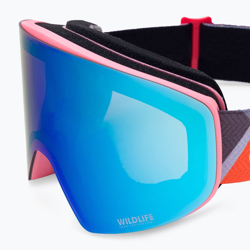 VonZipper Encore b4bc/wildlife stellar chromuoti snieglenčių akiniai AZYTG00114-BBS 5