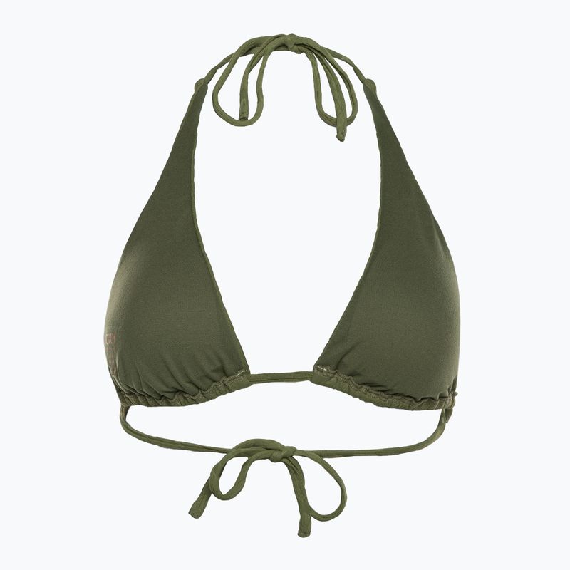ROXY Current Coolness Pailgintas trikampis maudymosi kostiumėlio viršus loden green 2