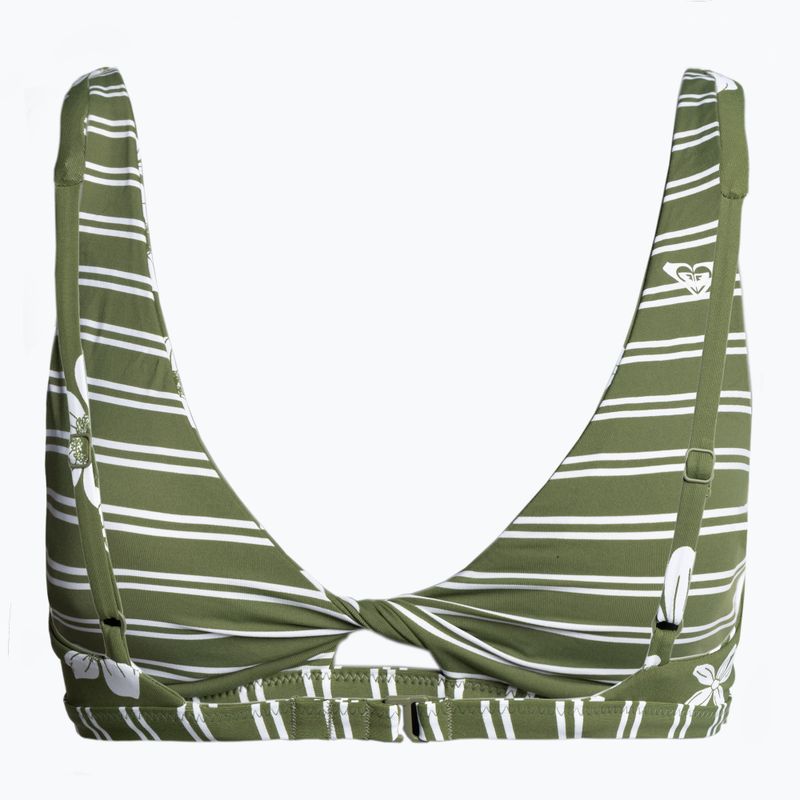 ROXY Retro Revo Twist maudymosi kostiumėlio viršutinė dalis loden green surfrider spirit s 2