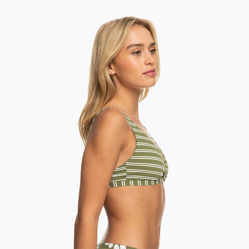 ROXY Retro Revo Twist maudymosi kostiumėlio viršutinė dalis loden green surfrider spirit s 13