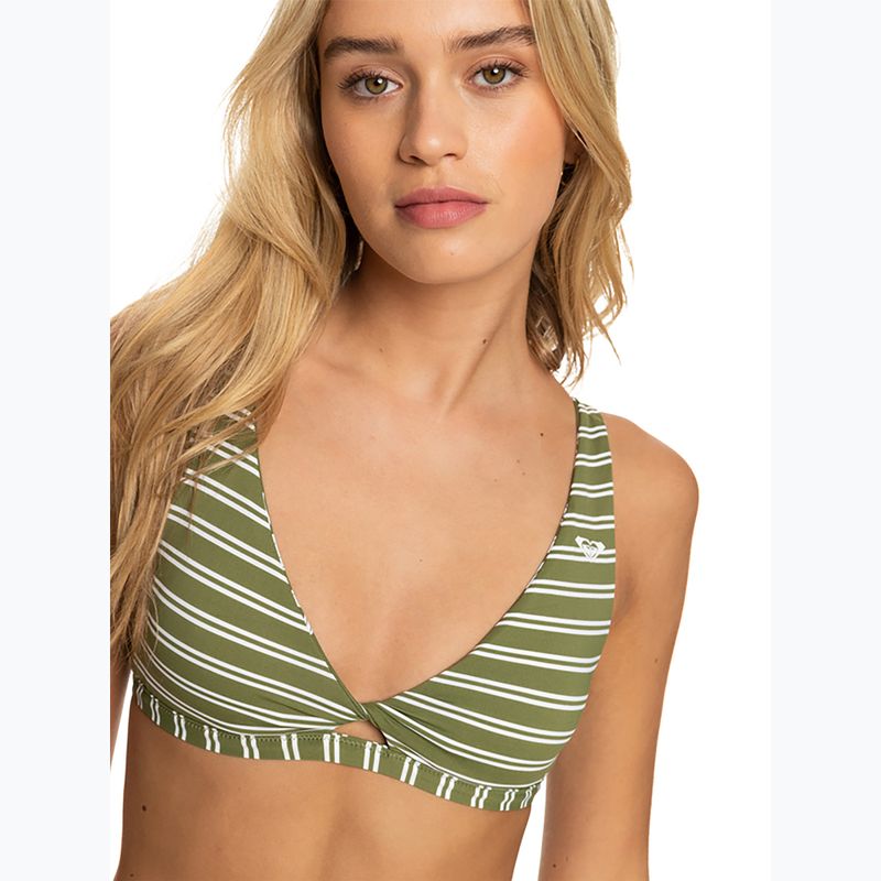 ROXY Retro Revo Twist maudymosi kostiumėlio viršutinė dalis loden green surfrider spirit s 14