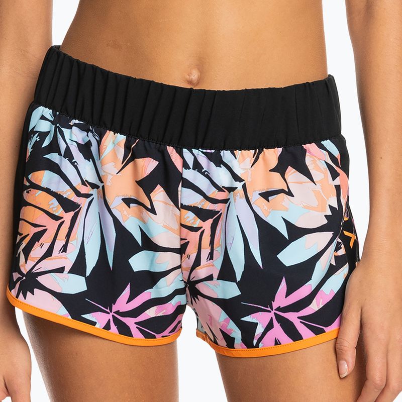 Moteriški maudymosi šortai ROXY Active antracitinės spalvos zebra jungle 2