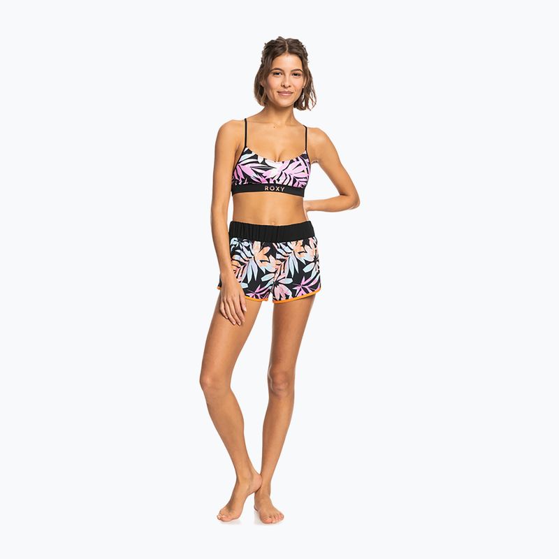 Moteriški maudymosi šortai ROXY Active antracitinės spalvos zebra jungle 3