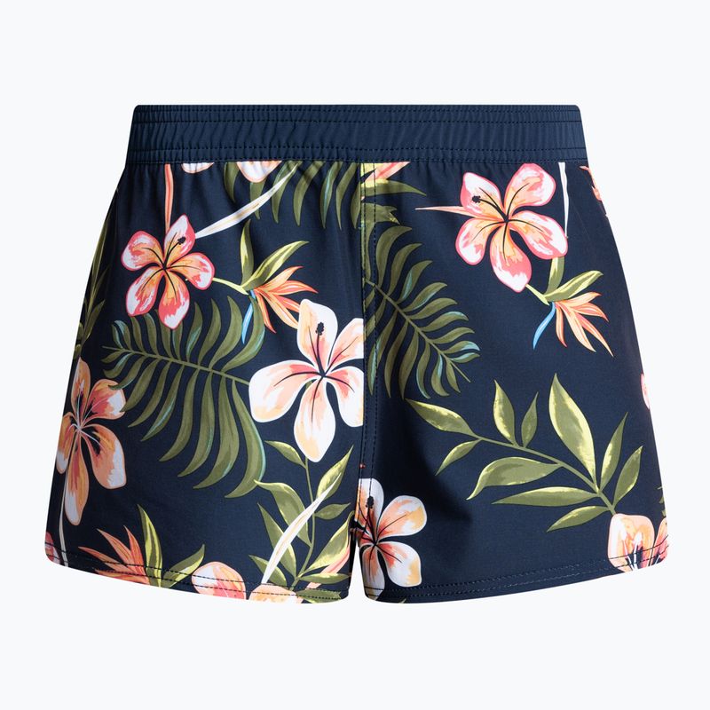 Moteriški maudymosi šortai ROXY Into The Sun Printed 2" mood indigo tropical depht