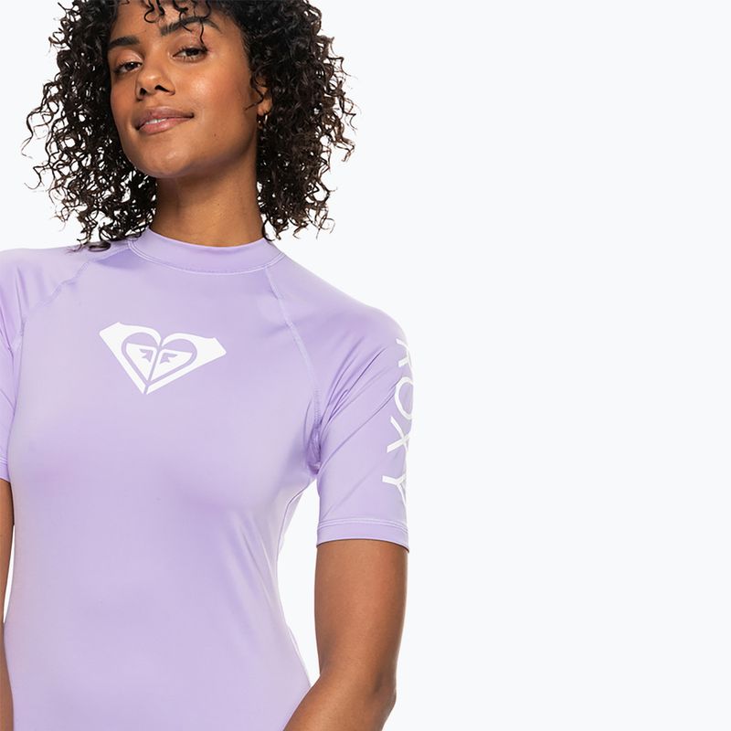 Moteriški plaukimo marškinėliai ROXY Whole Hearted purple rose 5