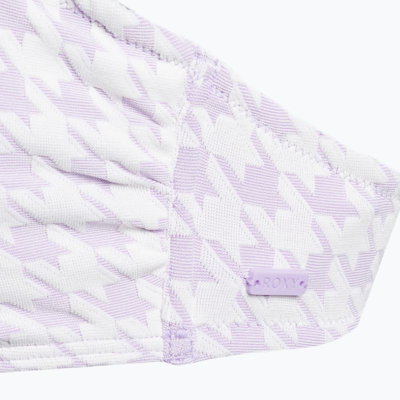 ROXY Check It Bandeau maudymosi kostiumėlio viršutinė dalis purple rose 3