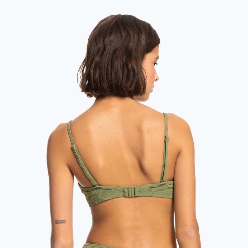 ROXY Current Coolness Bralette maudymosi kostiumėlio viršutinė dalis loden green 6