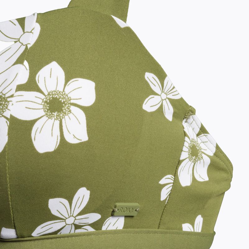 ROXY Retro D-Cup maudymosi kostiumėlio viršutinė dalis loden green surfrider spirit s 3