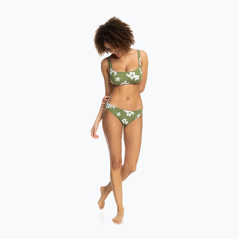 ROXY Retro D-Cup maudymosi kostiumėlio viršutinė dalis loden green surfrider spirit s 5