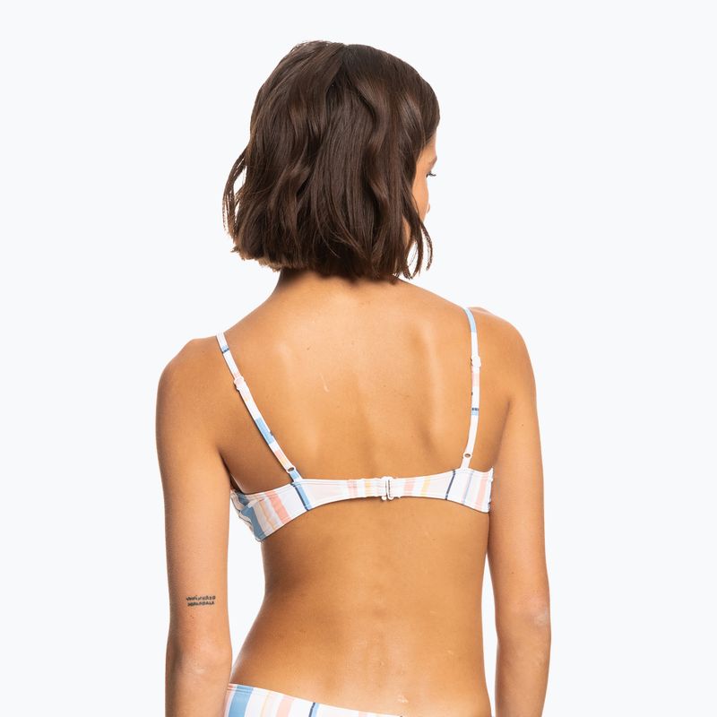 ROXY Paplūdimio klasika Bralette persikų spalvos bičių smėlio striptizo maudymosi kostiumėlio viršutinė dalis 5