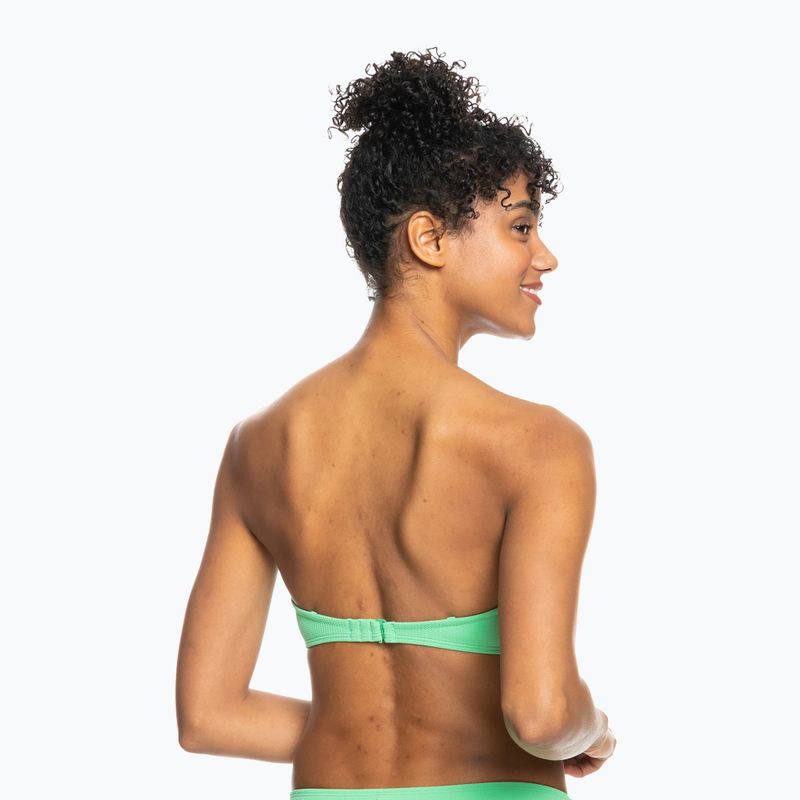 ROXY Color Jam Bandeau maudymosi kostiumėlio viršutinė dalis absinthe green 6