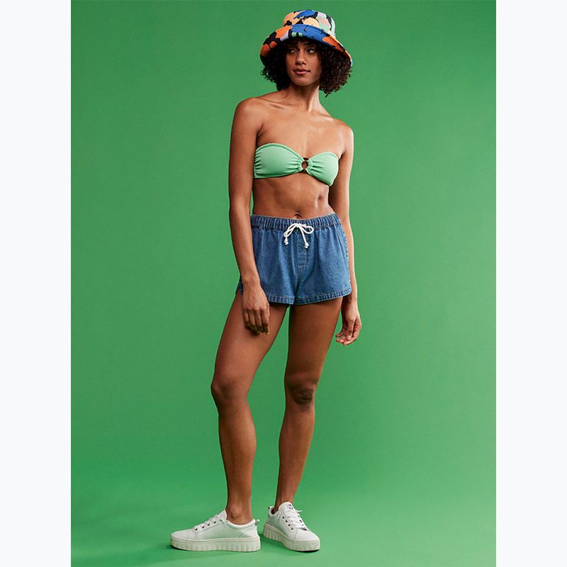 ROXY Color Jam Bandeau maudymosi kostiumėlio viršutinė dalis absinthe green 11