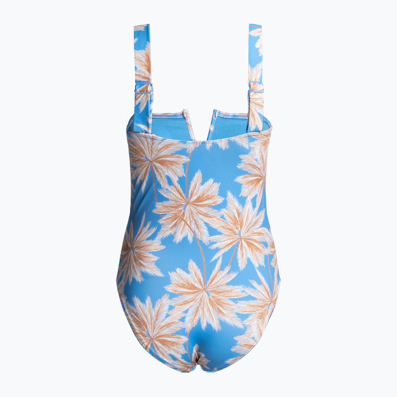 Moteriškas vientisas maudymosi kostiumėlis ROXY Love The Coco V D-Cup azure blue palm island 2