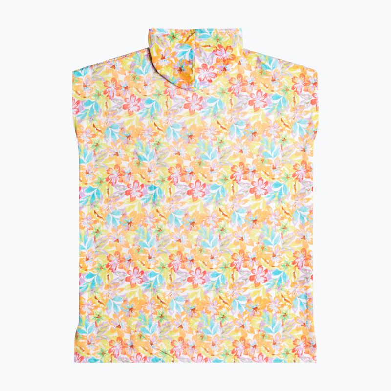 Moterų ROXY Stay Magical Spausdintas sniego baltumo pualani combo pončo 5