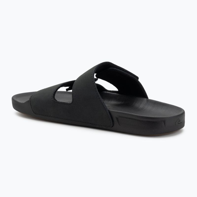 Vyriškos šlepetės Quiksilver Rivi Leather Double Adjust black 1 3