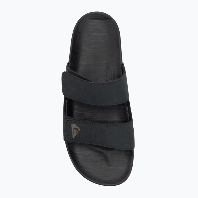 Vyriškos šlepetės Quiksilver Rivi Leather Double Adjust black 1 5