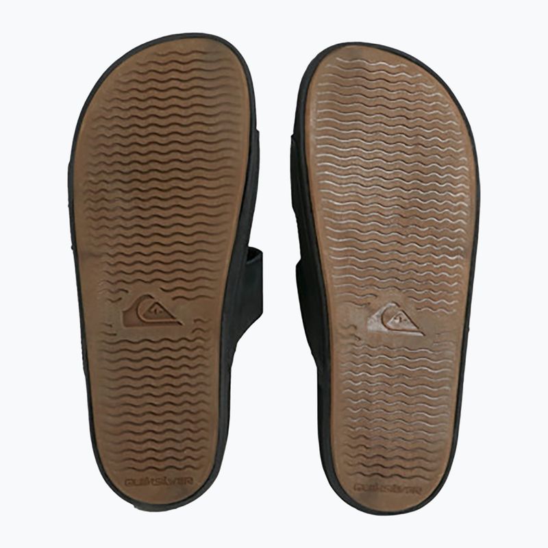 Vyriškos šlepetės Quiksilver Rivi Leather Double Adjust black 1 3