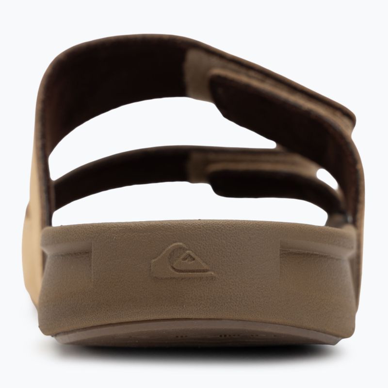 Vyriškos šlepetės Quiksilver Rivi Leather Double Adjust tan 1 6