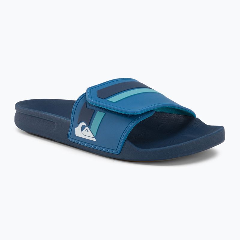 Quiksilver Rivi Slide Adjust blue/blue/green vyriškos šlepetės