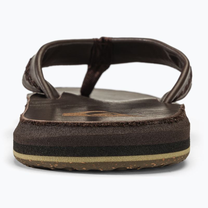 Vyriškos šlepetės per pirštą Quiksilver Carver Natural II brown 1 6